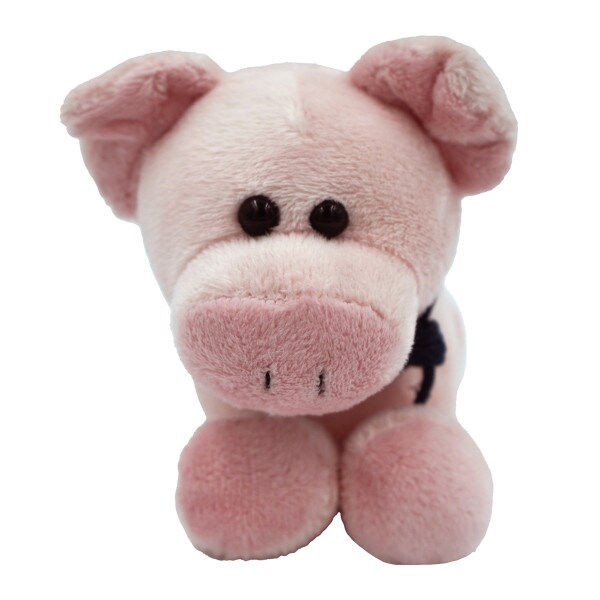 plush pig, u-state bandana